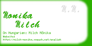 monika milch business card